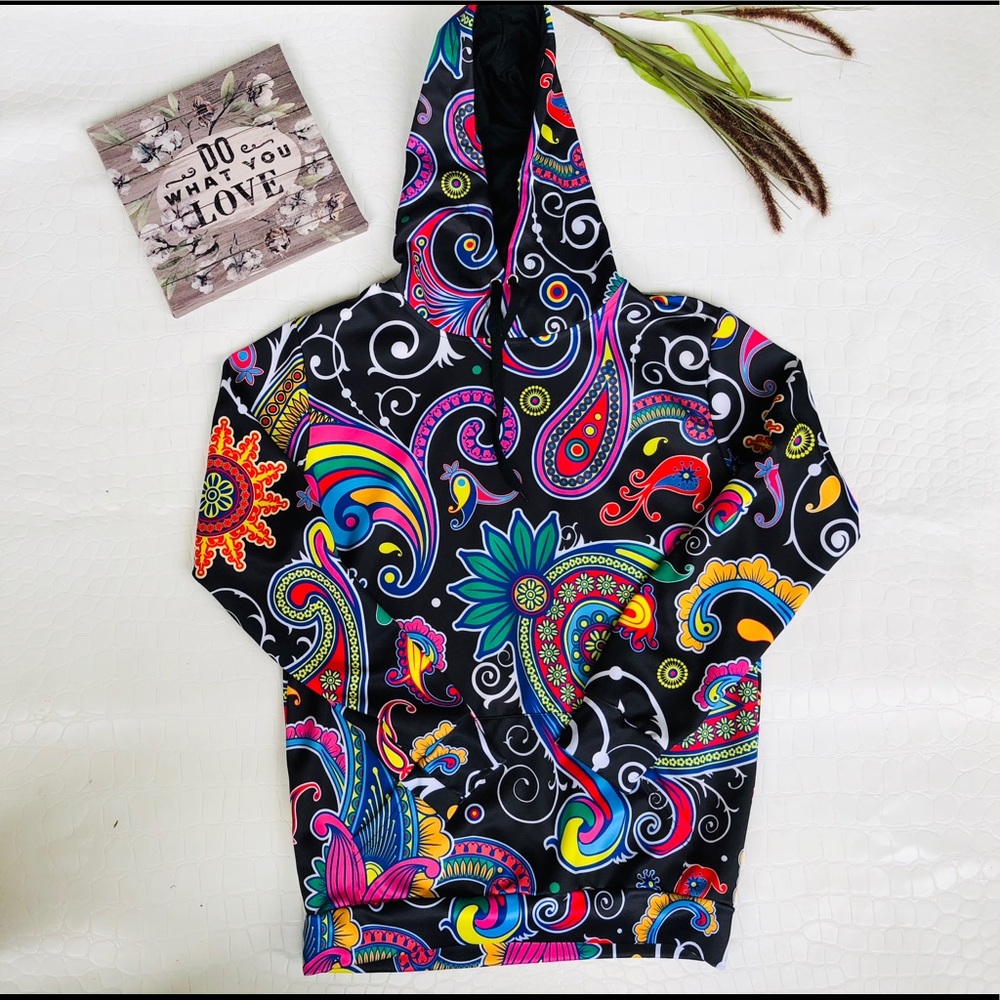 John Hancock Paisley Multicolored Hoodie